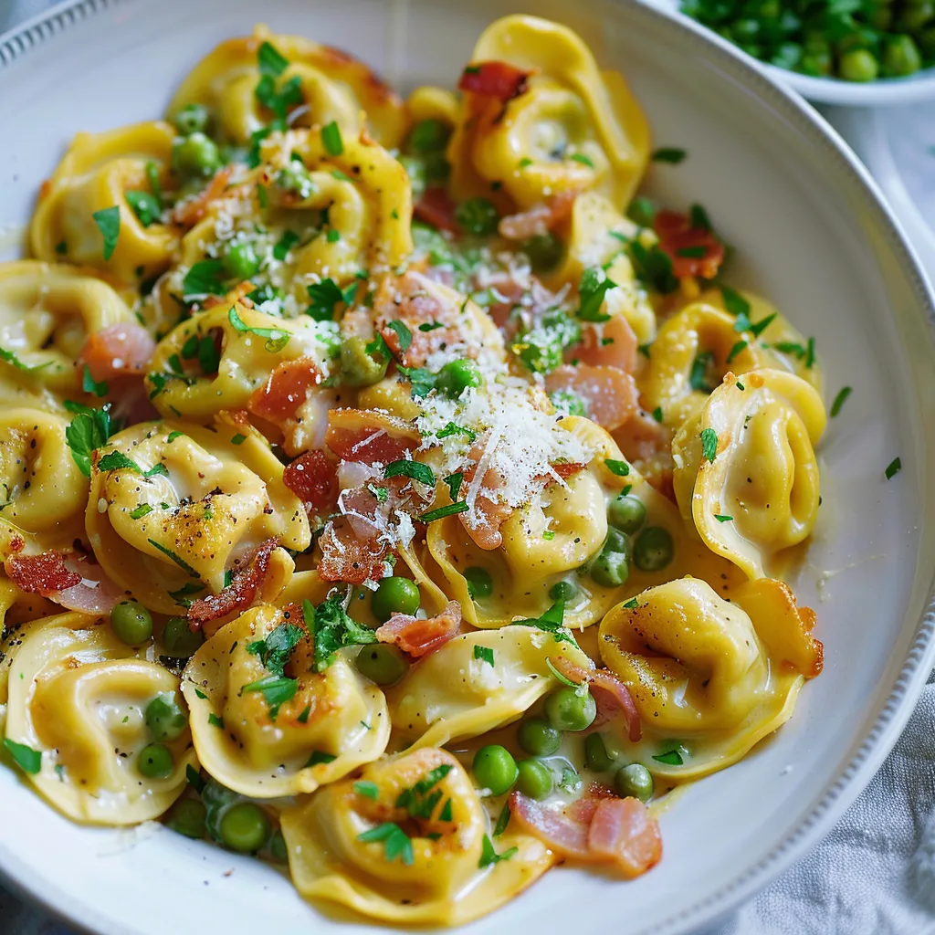 Tortellinis au fromage onctueux et savoureux