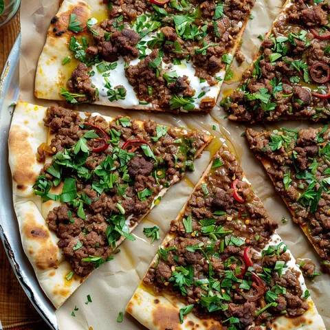 Pizza aux saveurs de viande