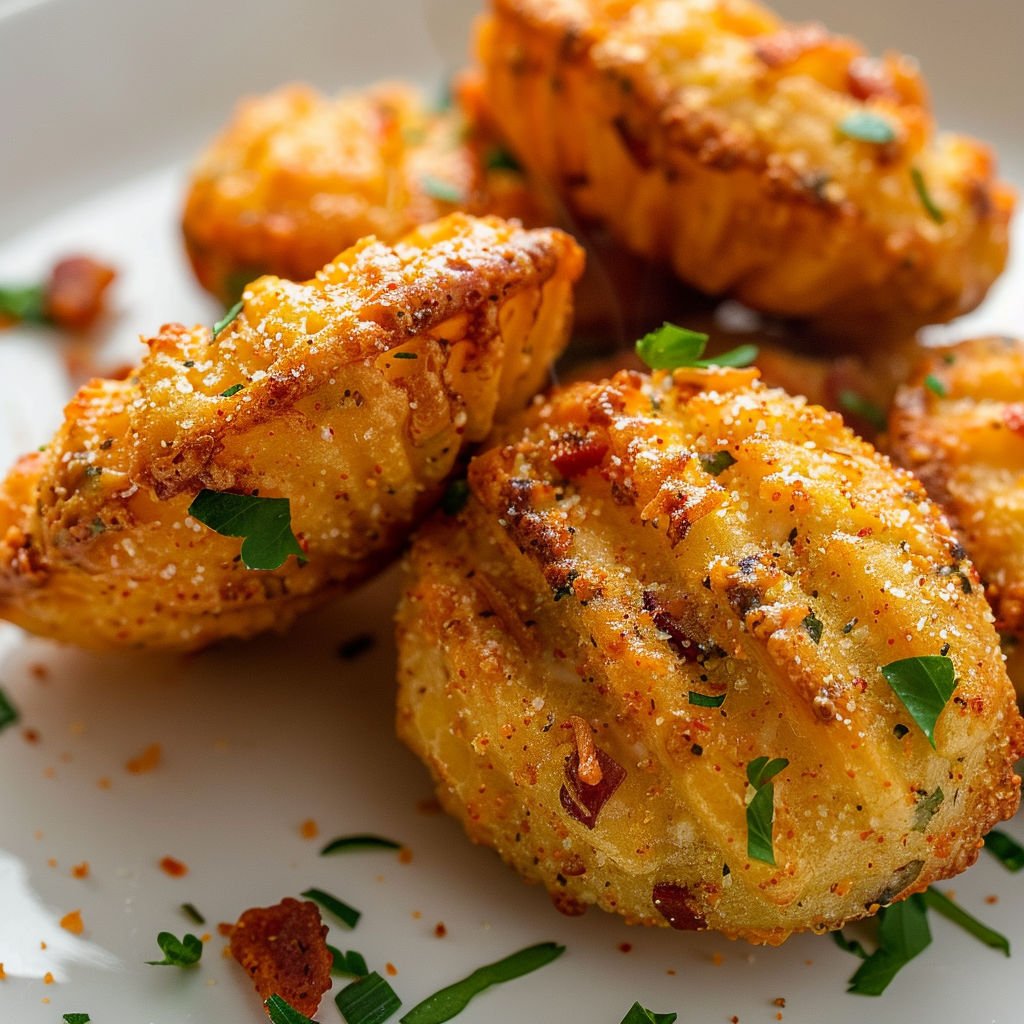 Un plateau de madeleines moelleuses au chèvre et au chorizo.