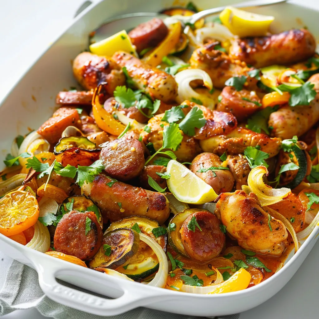 Filet de saumon grillé avec légumes et pommes de terre, servi joliment.