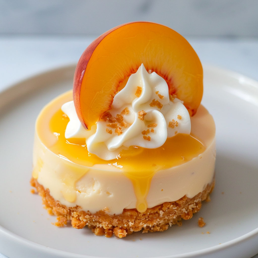 Un dessert fruité sur une assiette.