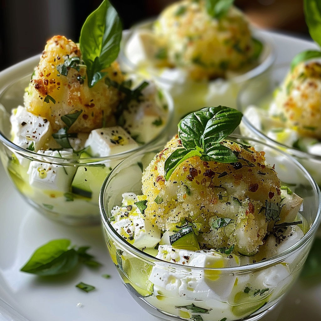 Des assiettes avec fromage et légumes sur la table.