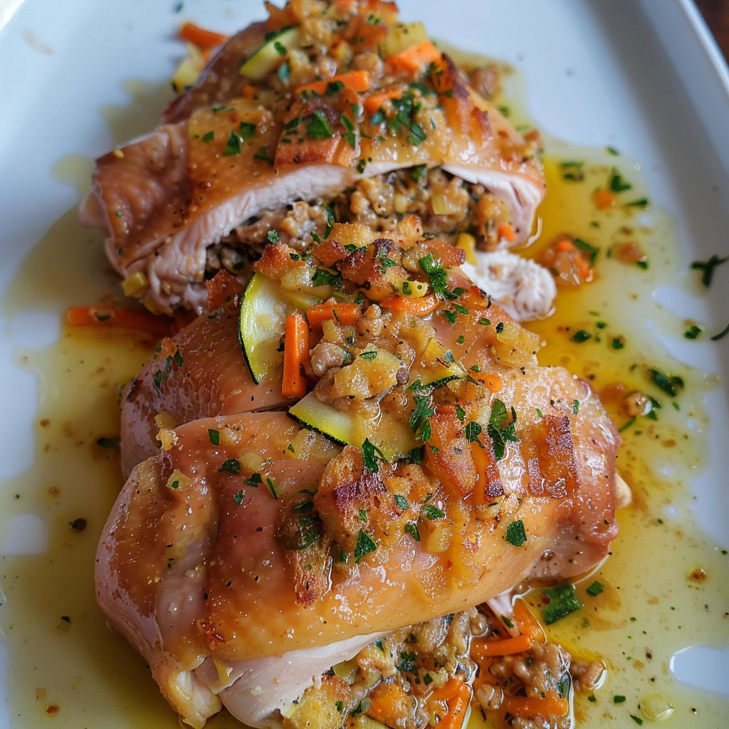 Un délicieux plat festif et abordable avec des légumes et une touche d'originalité.