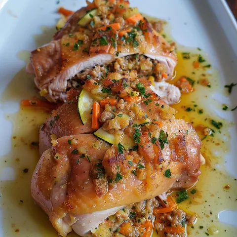 Un délicieux plat festif et abordable avec des légumes et une touche d'originalité.