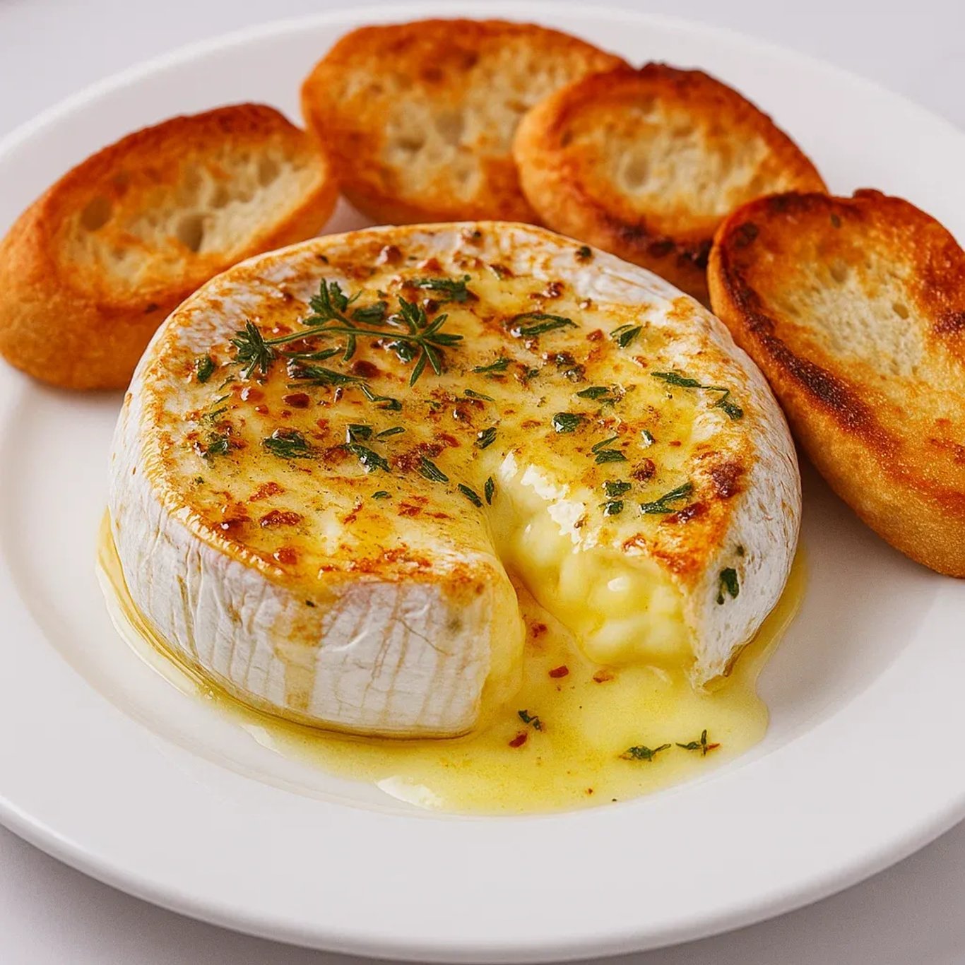 Fromage rôti au thym