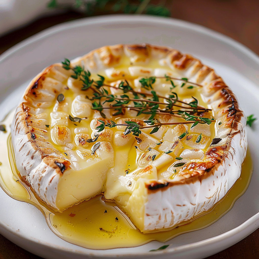 Gâteau au fromage avec des herbes fraîches et épices.