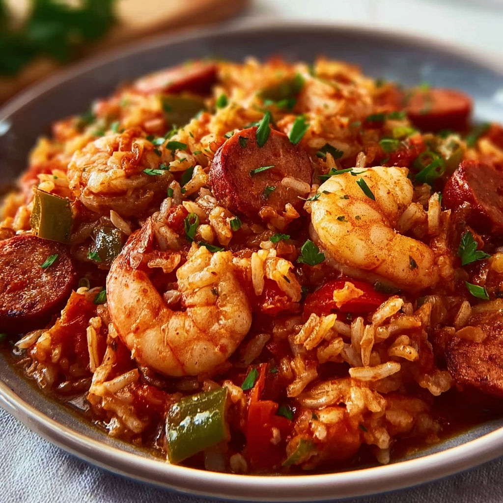 Un bol de riz avec du poisson et des épices, entouré de légumes verts.