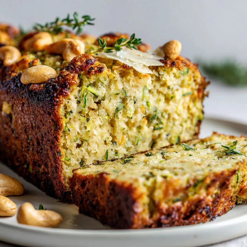 Baguette à la pistache, piment, noix et herbes servie à l’apéro sur un joli plateau.