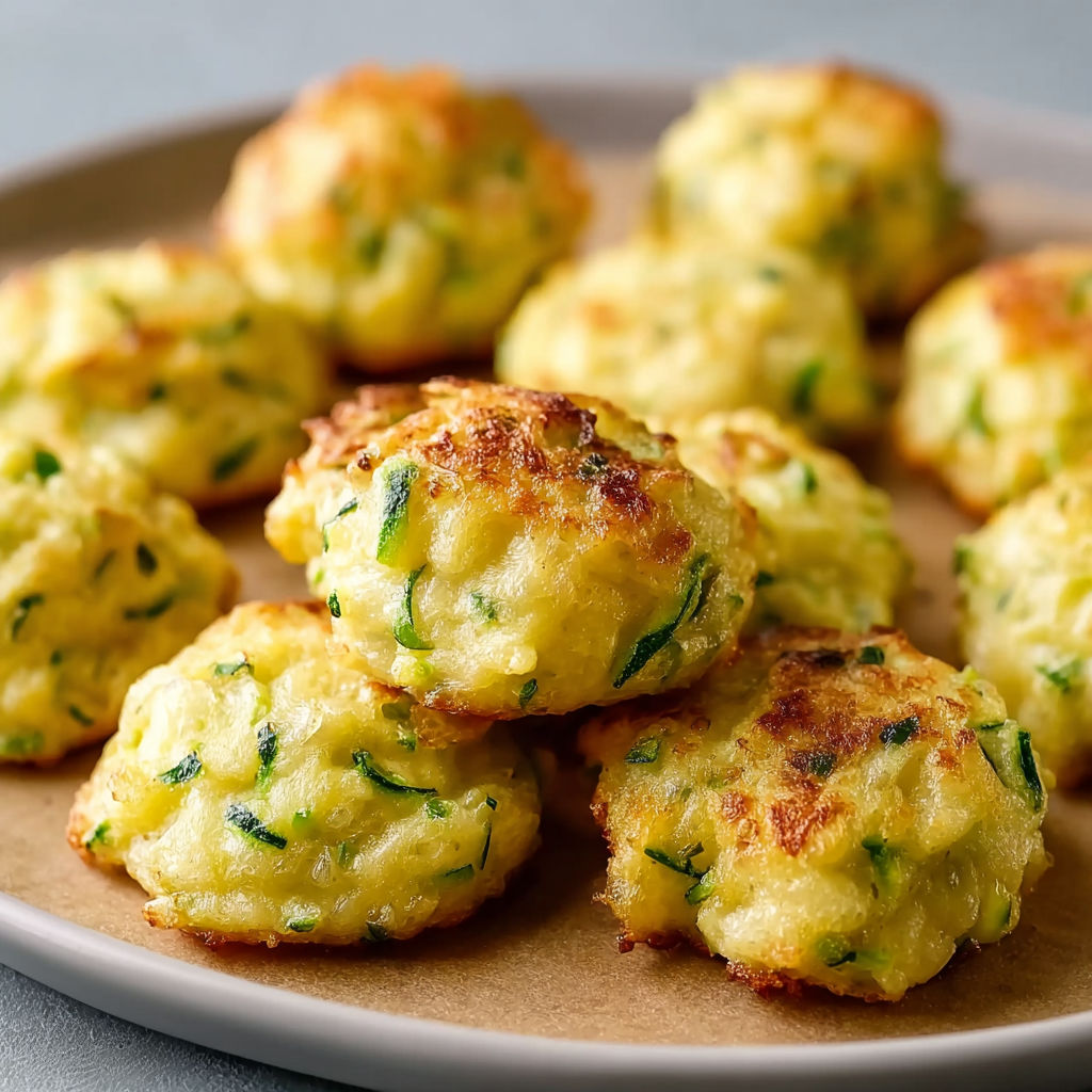 Une plaque recouverte de galettes de légumes légèrement grillées.