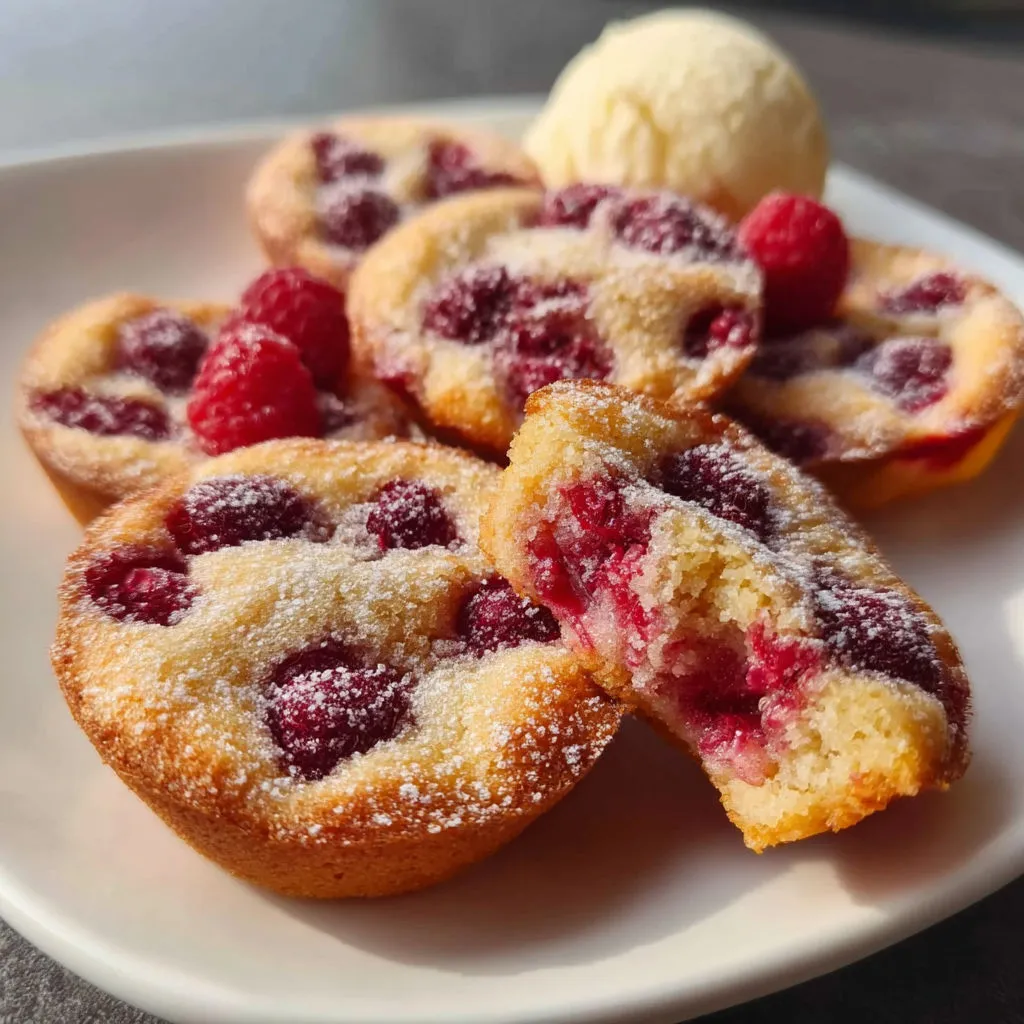 Une tarte aux fraises avec glace posée sur un plateau.