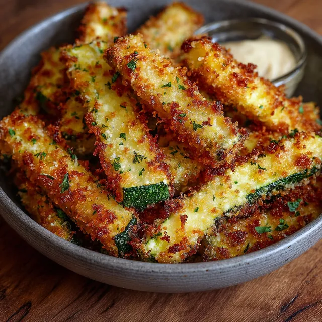 Plateau de courgettes croustillantes au parmesan sorties du four.