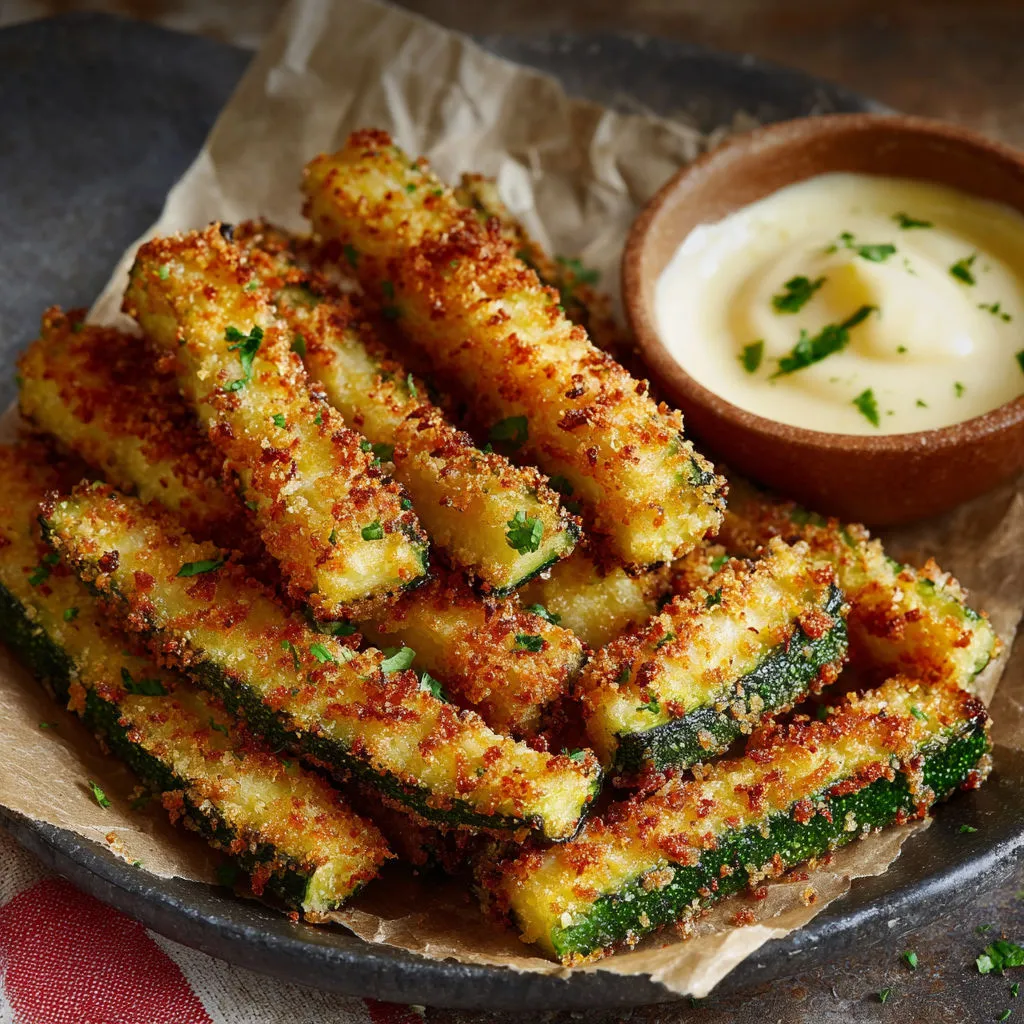 Des légumes grillés comme des courgettes et poivrons, servis avec sauce au yaourt et herbes fraîches.
