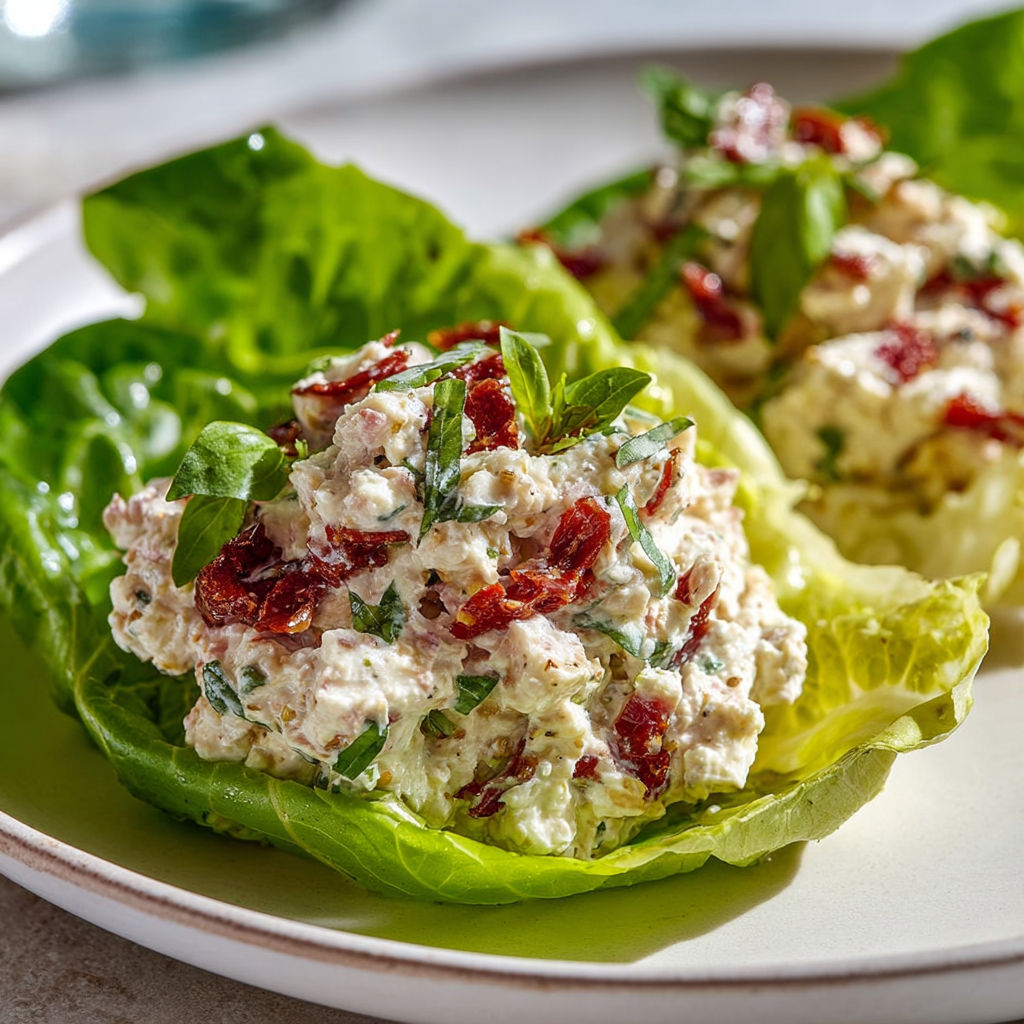 Une salade croquante avec fromage, tomates et herbes servie sur un plateau frais.