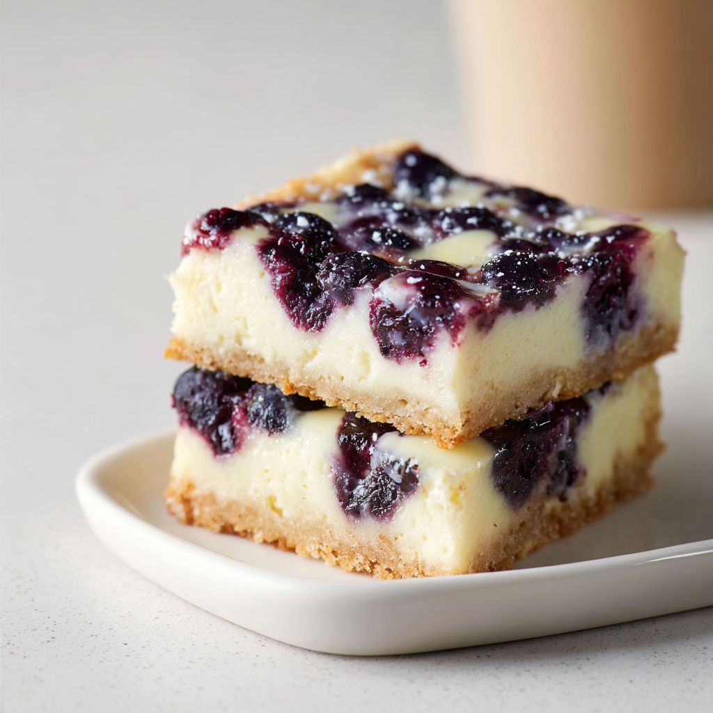 Délices aux bleuets et chocolat blanc, faciles à préparer.