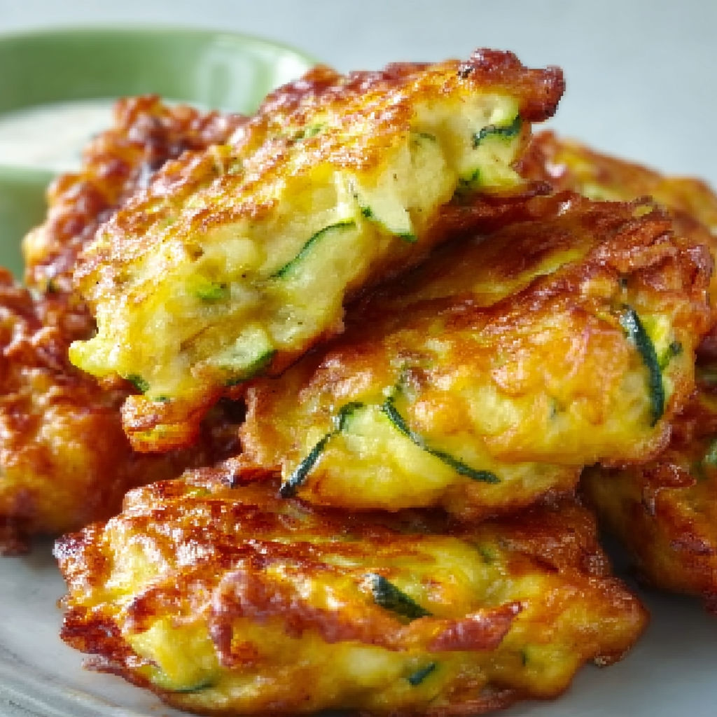 Beignets de courgettes ultra moelleux et savoureux à déguster chauds.