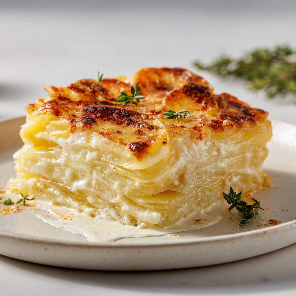 Une tarte au citron dorée avec de la crème onctueuse et des herbes fraîches par-dessus.