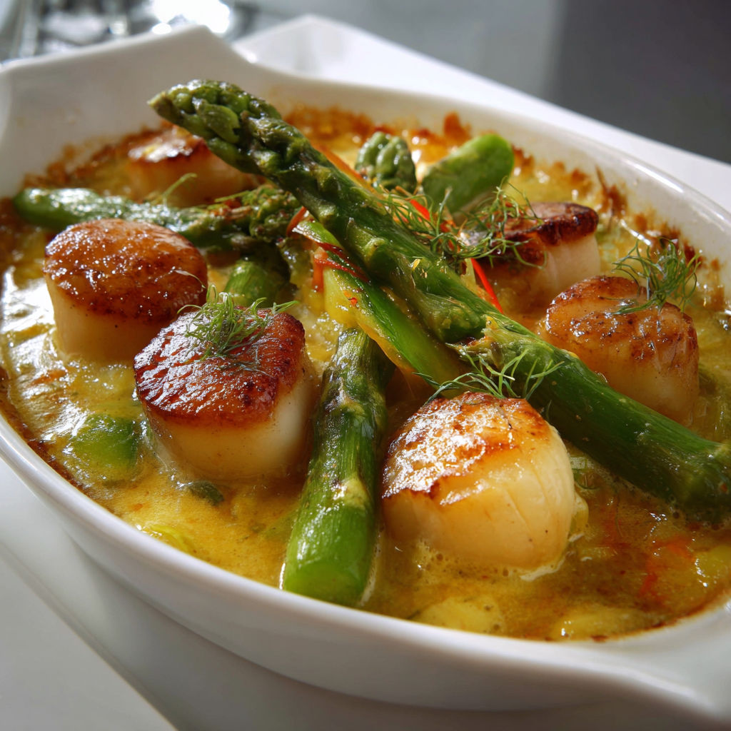 Un bol de bouillabaisse avec légumes et moules.
