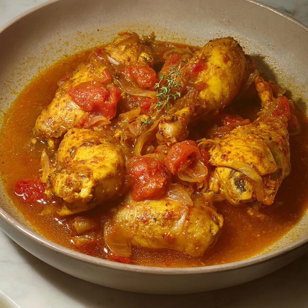 Un bouillon de poulet maison avec des légumes du marché.