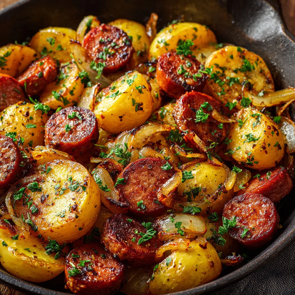 Saumon grillé accompagné de légumes et d’herbes.