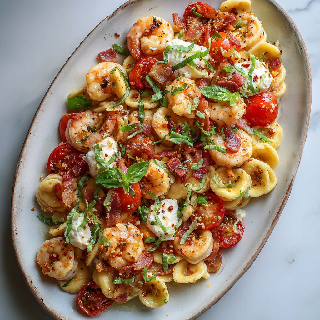 Un bol de salade crevettes tomates posé sur une table, ambiance frais et coloré.