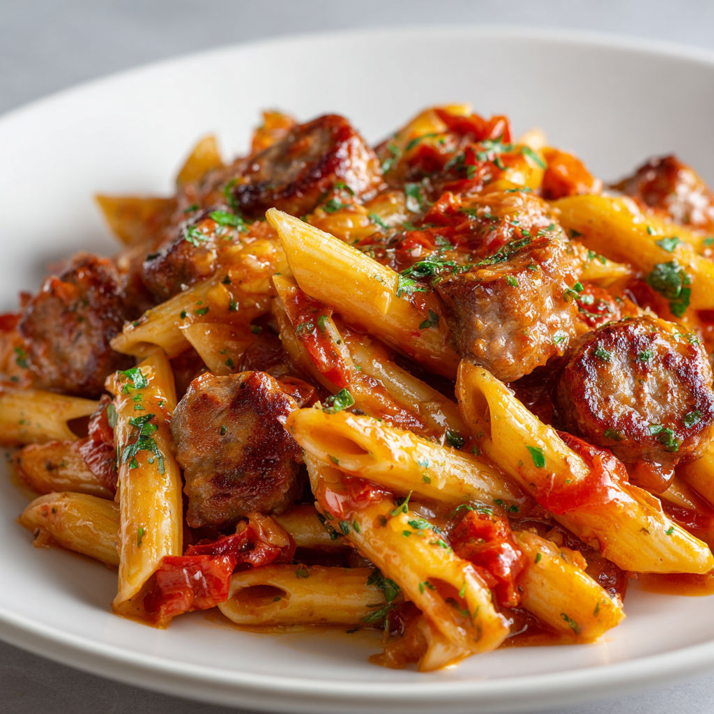 Bol de pâtes à la viande et sauce tomate.