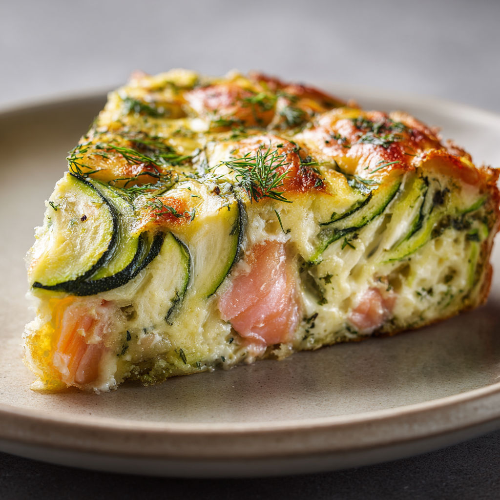Un plat salé aux légumes et saumon sur un plateau.