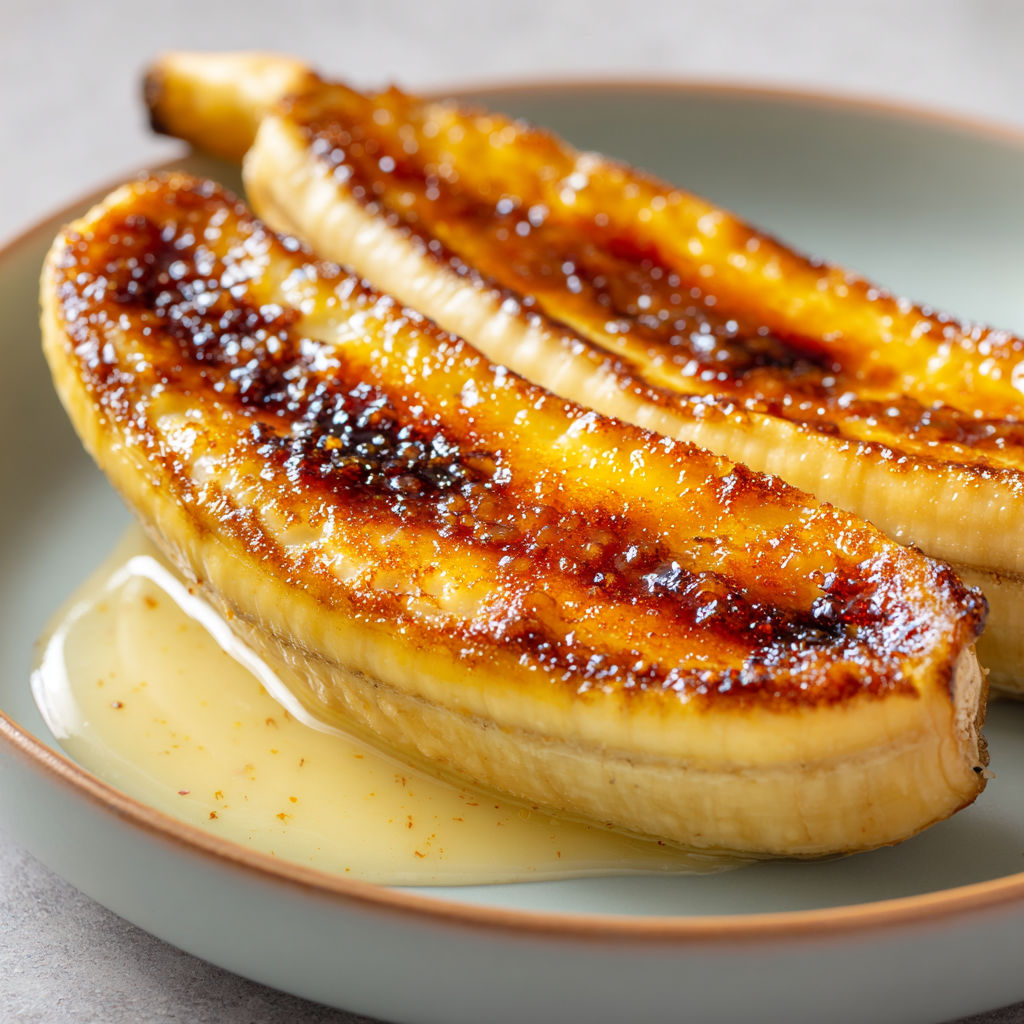 Bananes dorées sur un plateau.