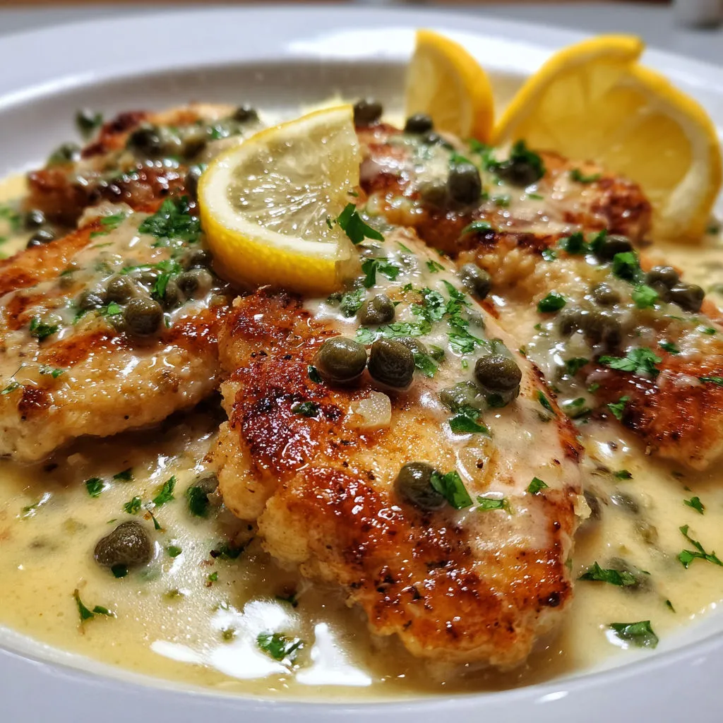 Poulet doré avec pommes de terre et herbes fraîches.