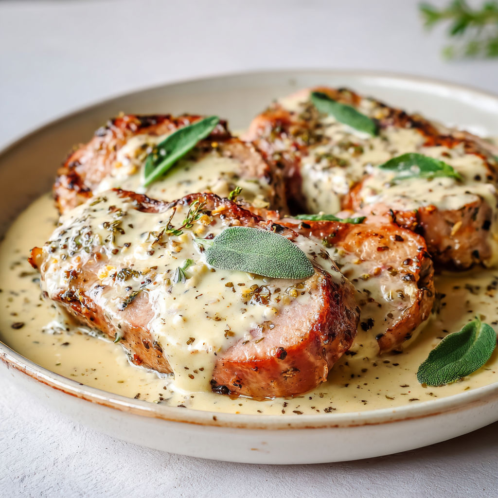 Poulet en sauce au piment et à la menthe, servi dans un plat en terre cuite.