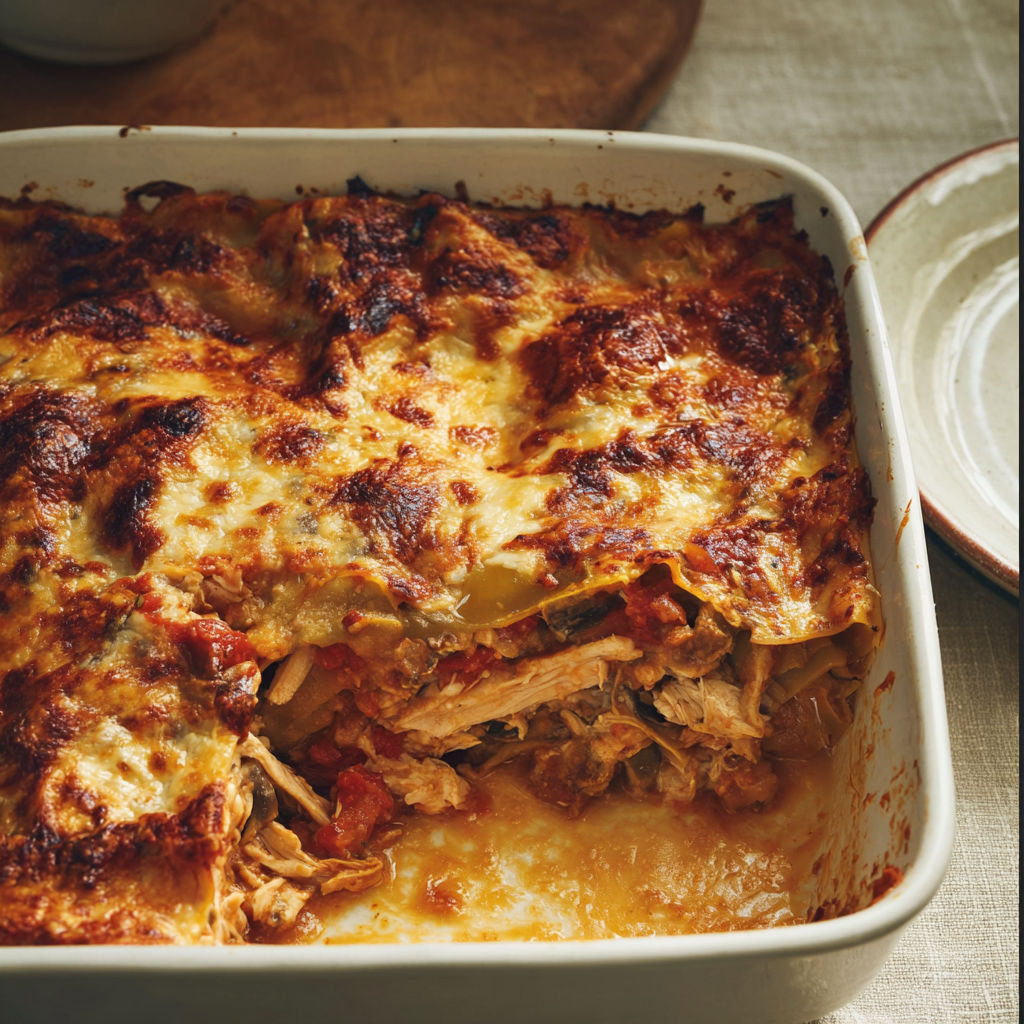 Quiche chaude et savoureuse avec tomates, oignons et légumes verts dans un bol en plastique.