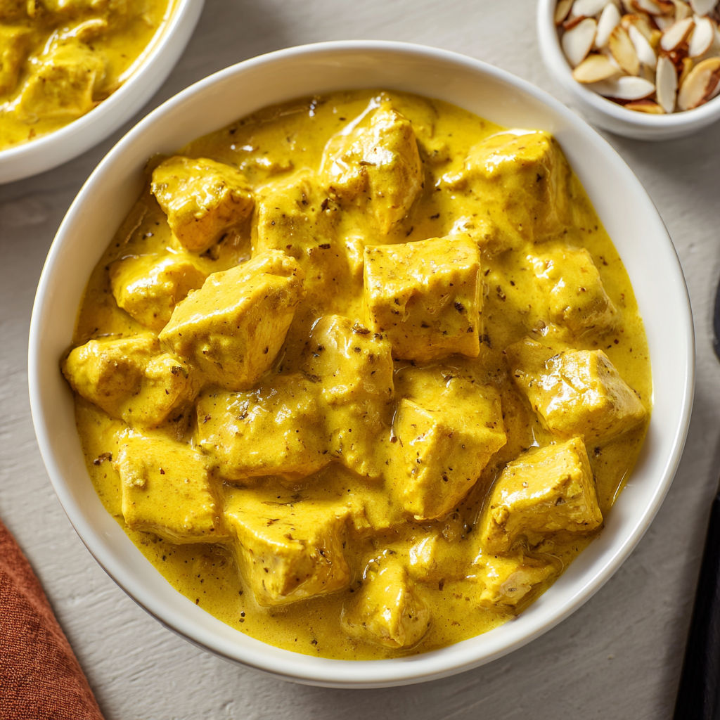 Poulet au curry maison