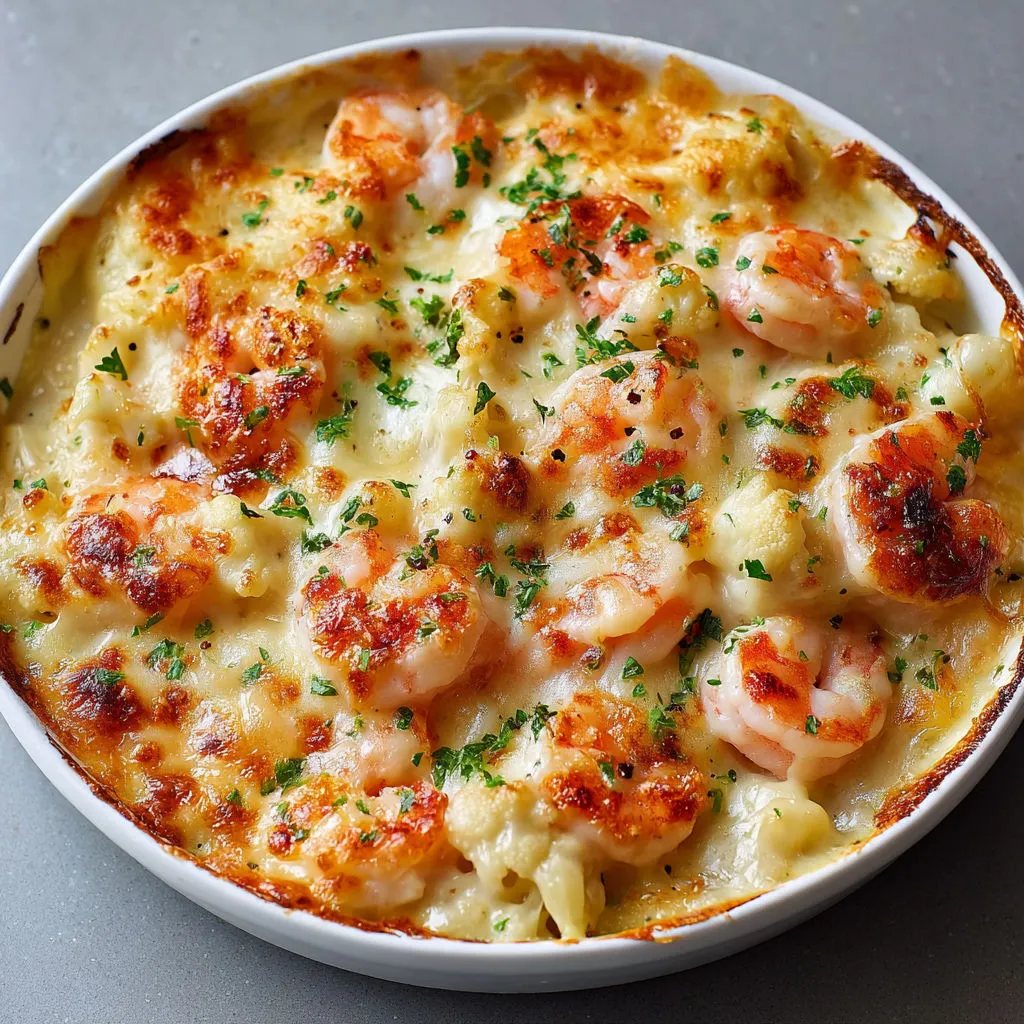 Gratin de la Mer au Chou-fleur : Ultra Crémeux, Tout Croustillant Sur le Dessus