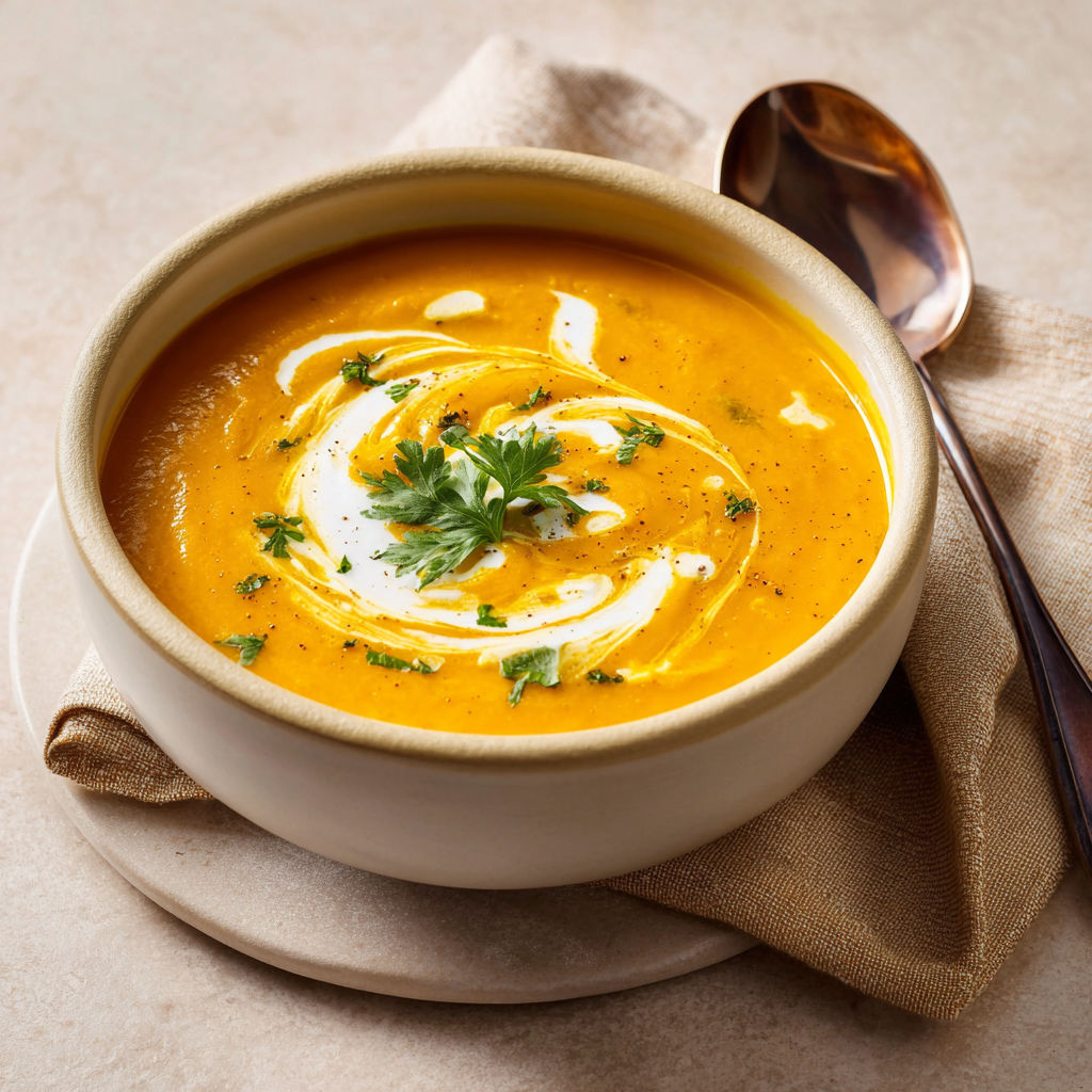 Soupe douce au Potimarron et Châtaignes