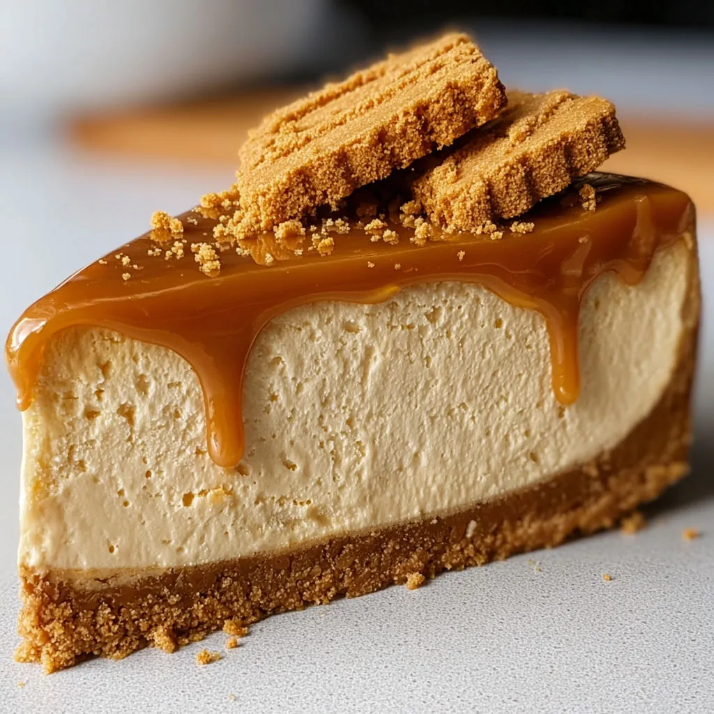 Cheesecake frais au spéculoos : un plaisir fondant sans four.