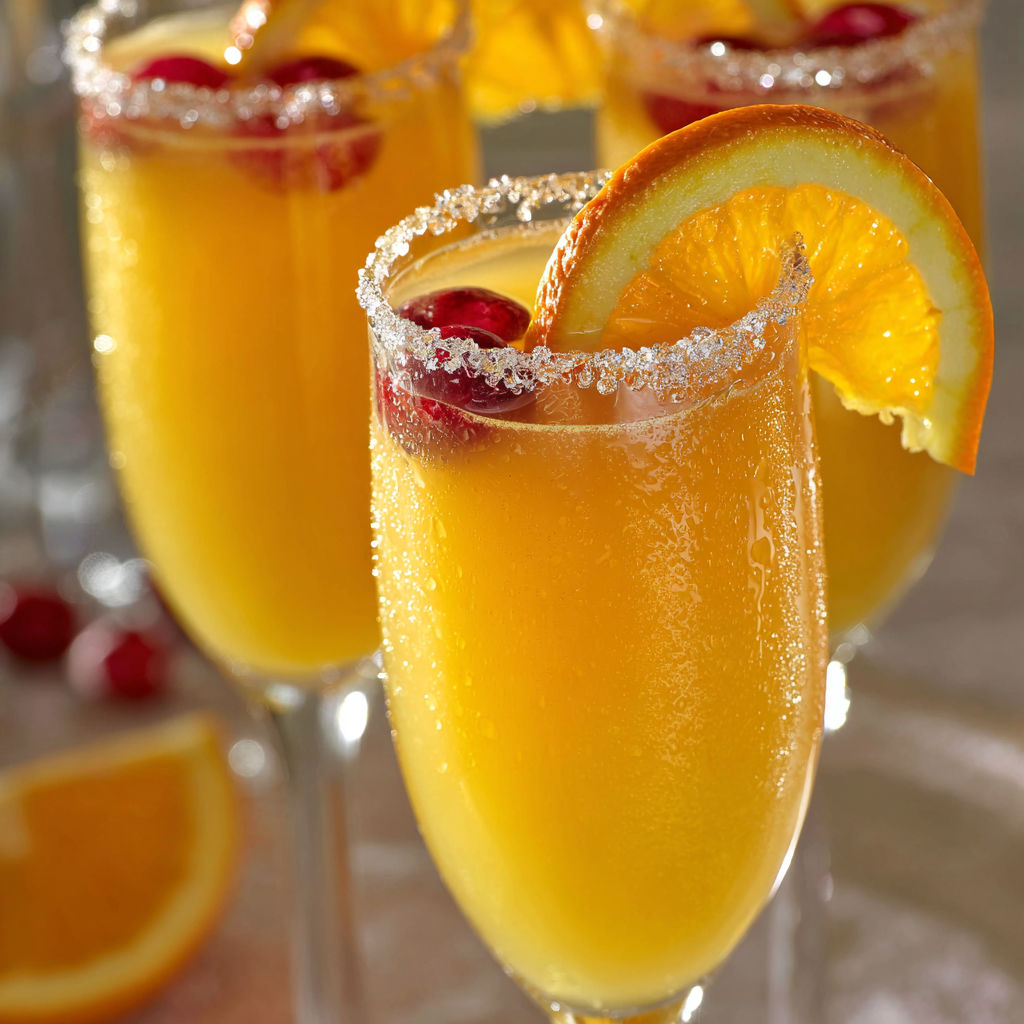 Punch festif aux agrumes avec ou sans rhum.