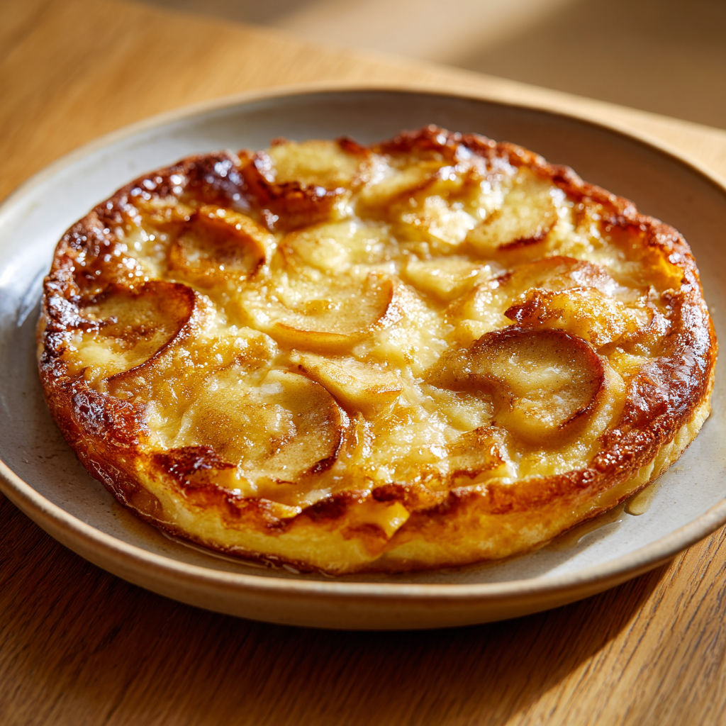 Délicieux Crépiau d’Automne aux Pommes Caramélisées.