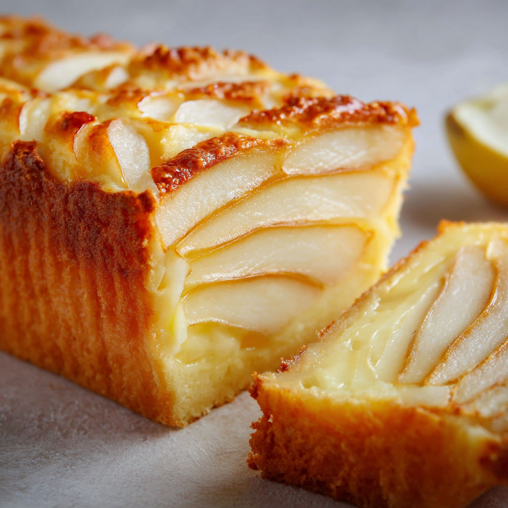 Poires et Vanille en Version Invisible : Un Dessert Léger et Raffiné.