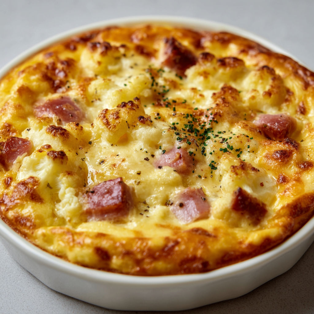 Gratin Léger Chou-fleur Jambon