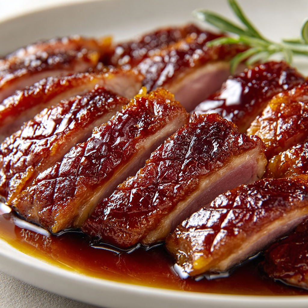 Magret de Canard Glacé Miel-Balsamique.