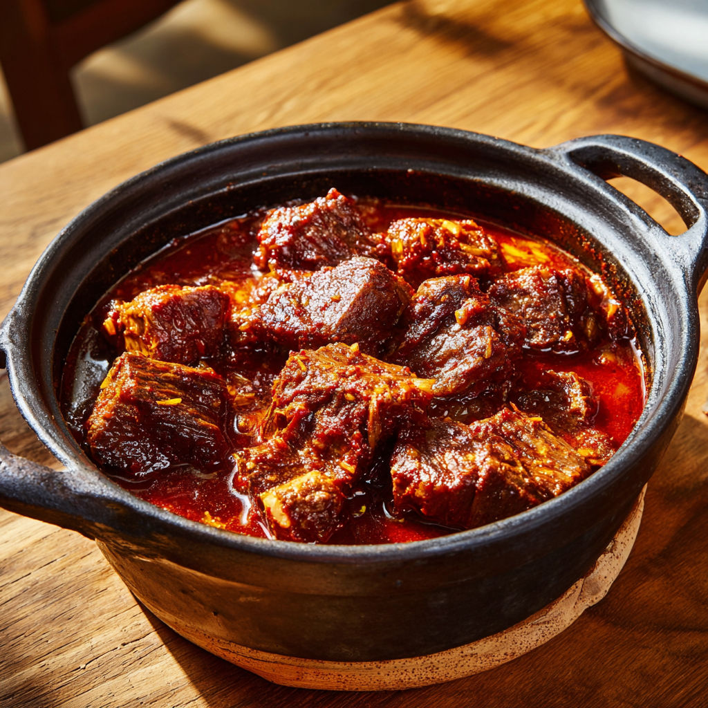 Bœuf Coréen épicé et ultra fondant.