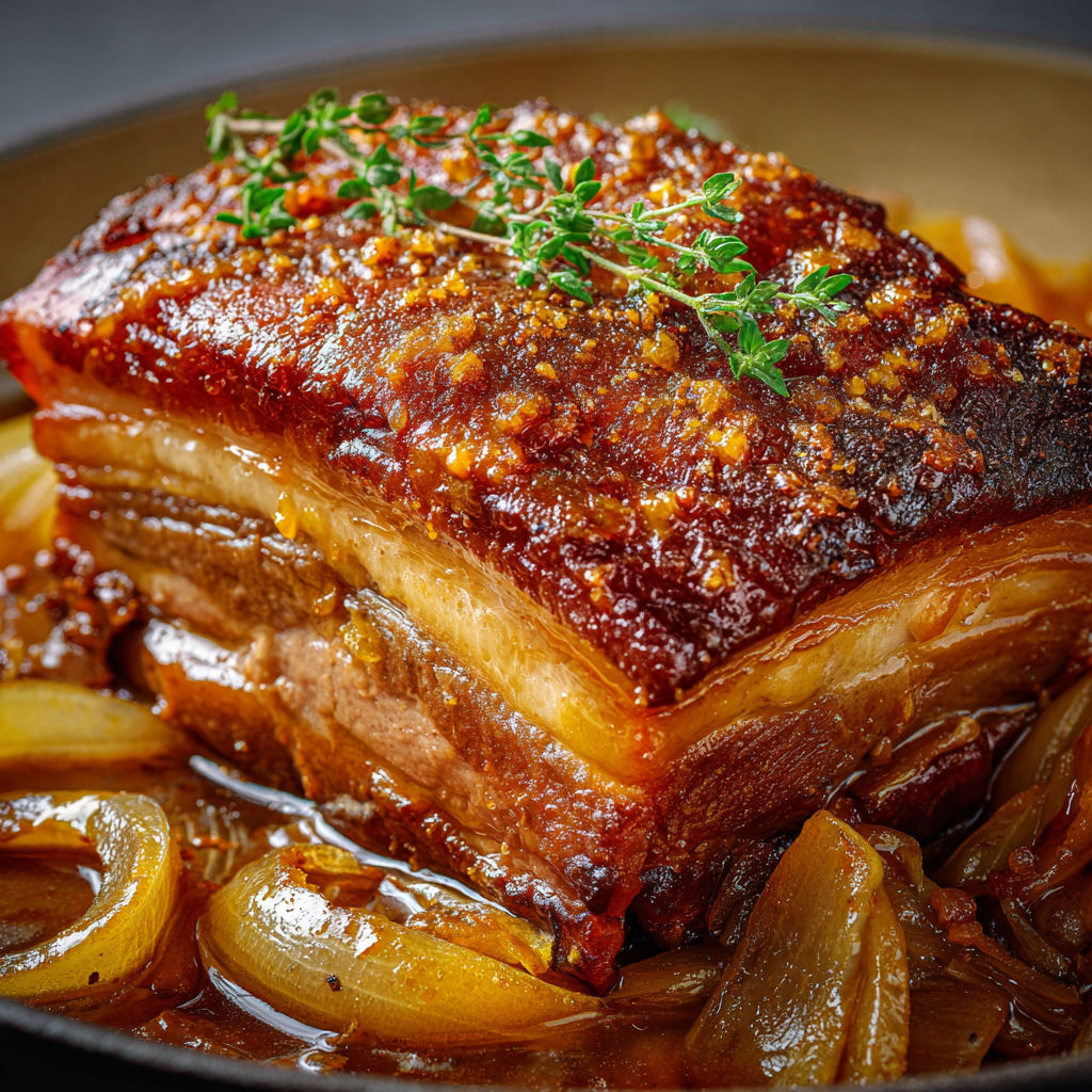 Cochon fondant bière et sirop d’érable