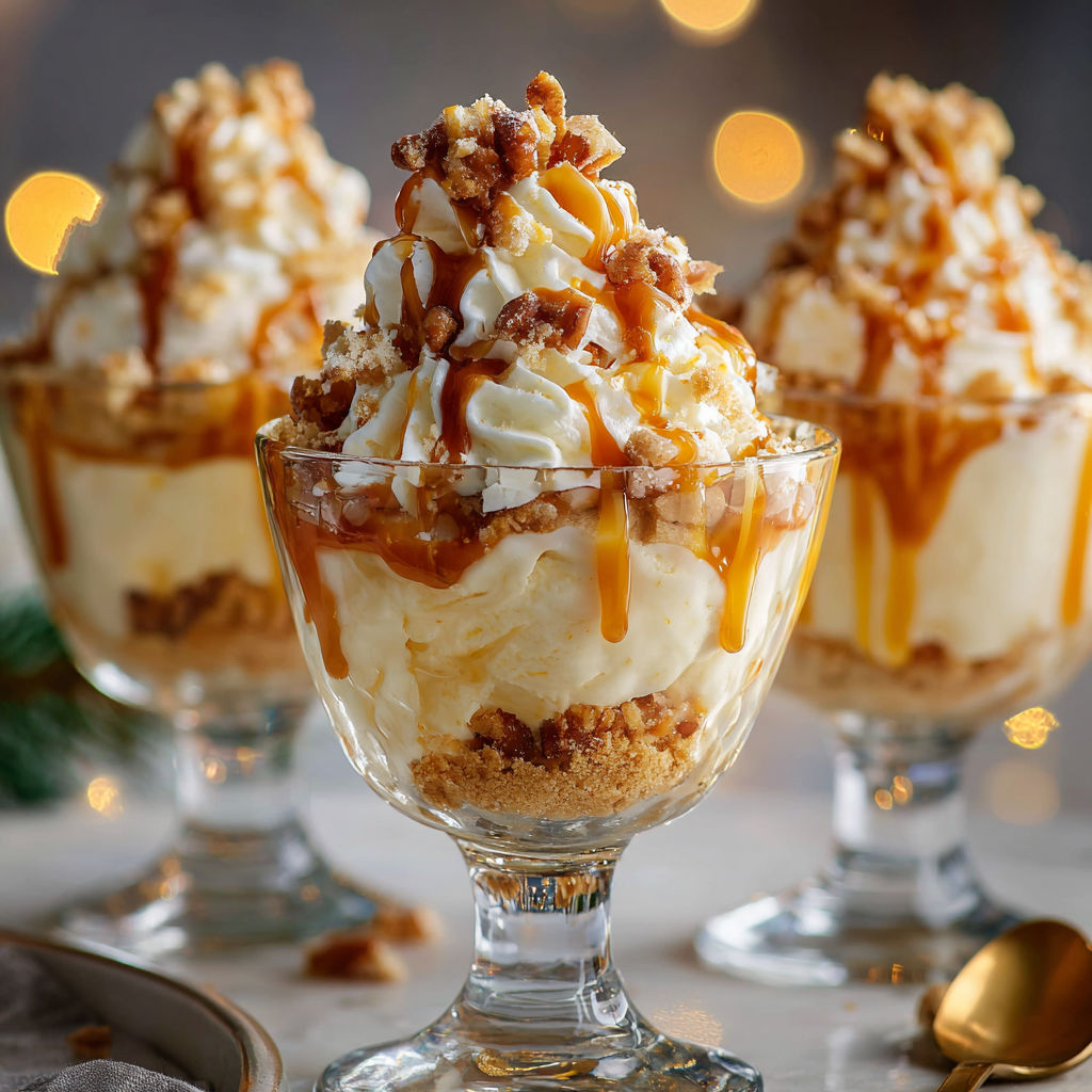 Sundae caramel des fêtes ultra gourmand.