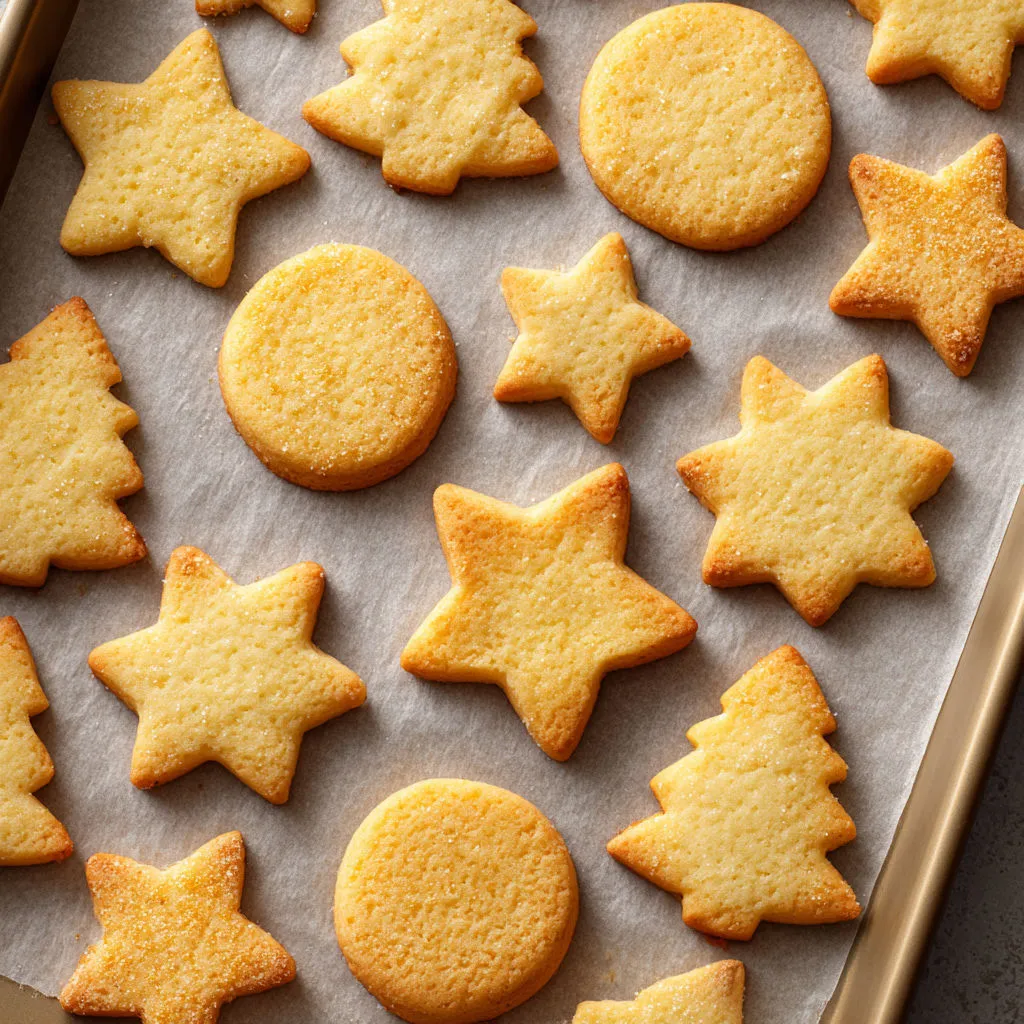 Butterbredeles, biscuits traditionnels au beurre et zeste de citron.