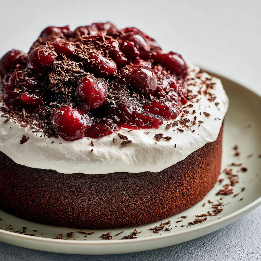 Forêt-Noire ultra simple.