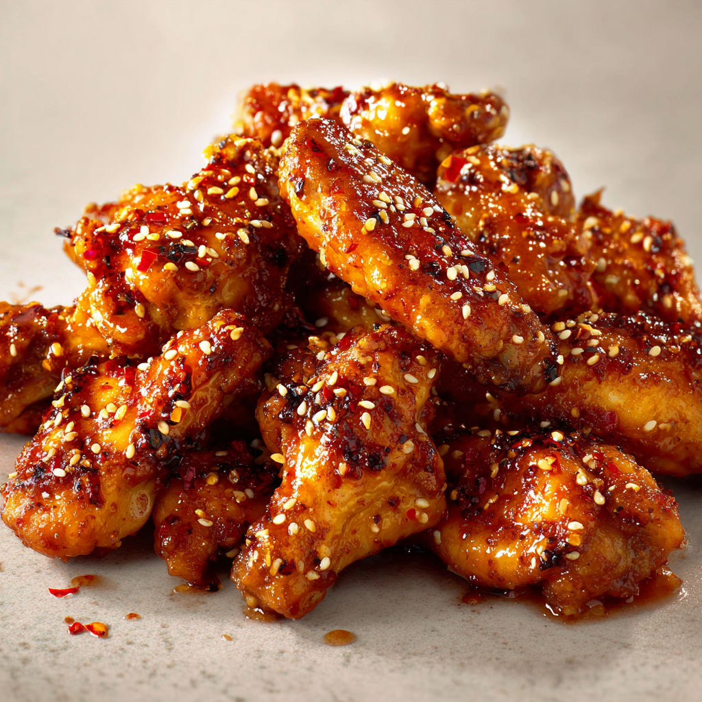 Ailes de Poulet Caramélisées Miel Citron