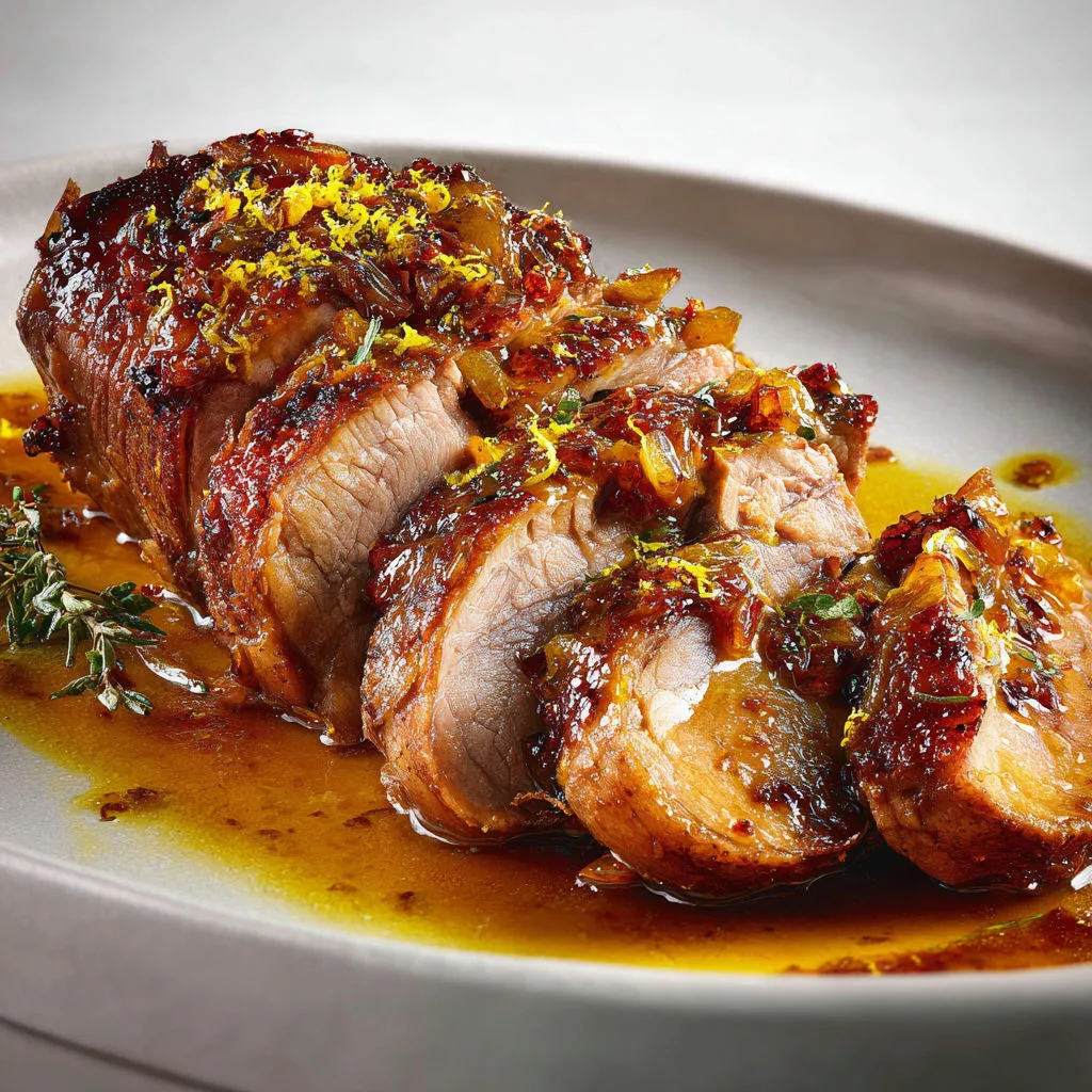 Agneau ultra fondant aux épices et citron.