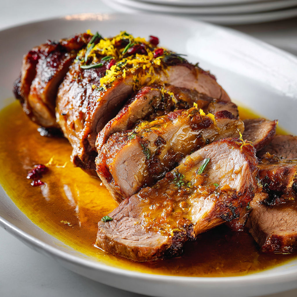 Agneau braisé parfumé style oriental.