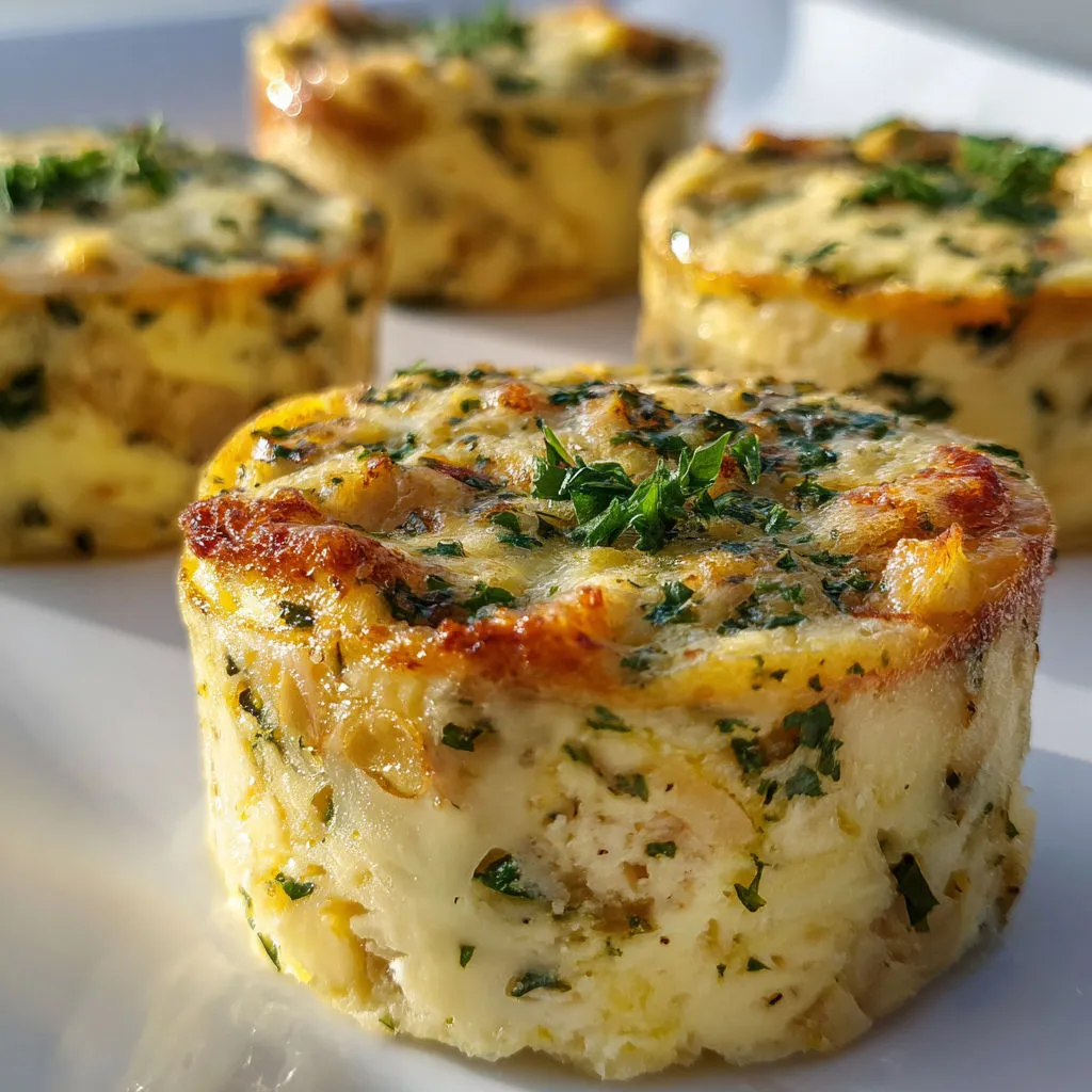 Mini flans salés au thon parfaits pour l’apéritif.
