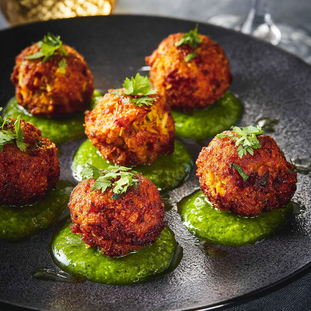 Délicats acras de thon et artichauts, dorés à la perfection et fondants à l'intérieur.