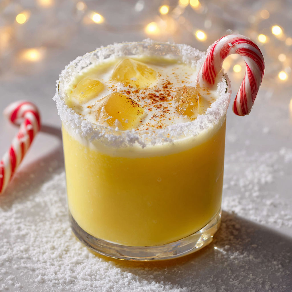 Boisson de Noël festive, douce et exotique parfaite pour les grandes tablées.